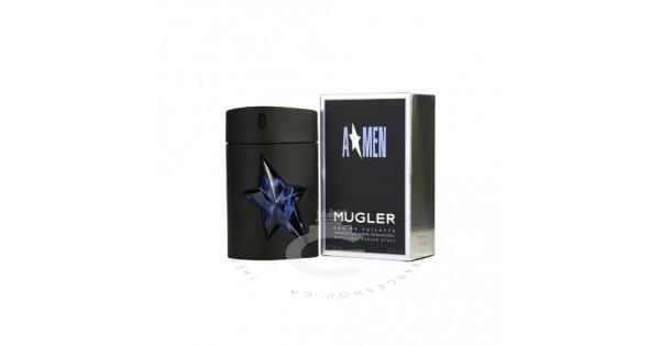 THIERRY MUGLER A*MEN 100ml 香水 男性用 ブラック Thierry Mugler A* Men Refillable Rubber Flask EDT For Men